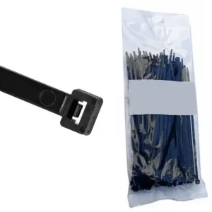 Kabelbinder 200mm x 4,5mm Schwarz 100er Pack Bestseller