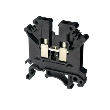 Klemme UK5N schwarze Durchgangsklemme Reihenklemmen Schwarz Echt