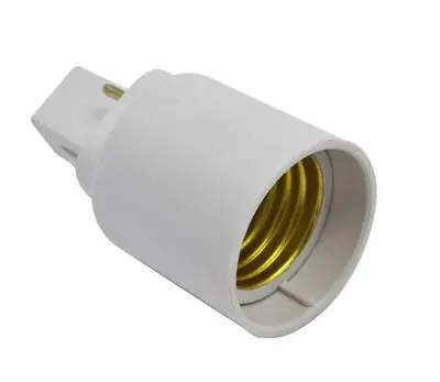 Lampenadapter Fassung G24 auf E27 für Leuchtmittel Abverkauf