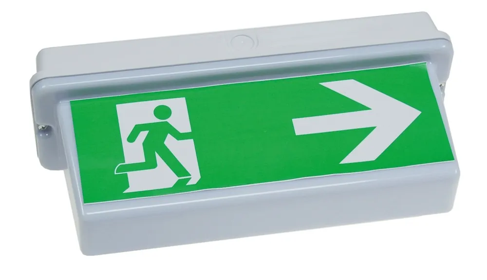 Expressversand LED Notbeleuchtung Fluchtweg Not IP65 Sicherheitsleuchte Deckenmontage mit Akku
