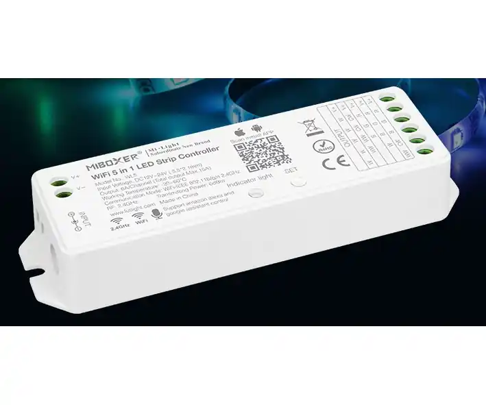 LED RGB-WW Kontroller 5-Kanal 5x6A 12V-24V WiFi 5in1 Milight Miboxer Alexa Serie Direkt Vom Hersteller