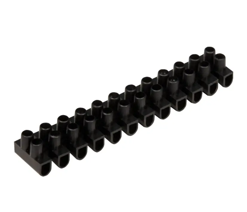 Sofort Bestellen Lüsterklemme 12pol bis 2,5qmm Schwarz Länge 95mm