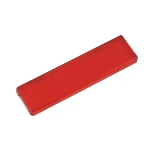 Nur Für Kurze Zeit Namensschild 59x15mm Klar zu Renz Seko LIRA Seko Bticino -- ROT -