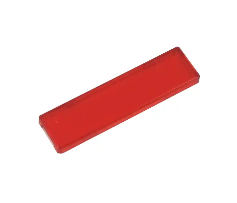 Nur Für Kurze Zeit Namensschild 59x15mm Klar zu Renz Seko LIRA Seko Bticino -- ROT -