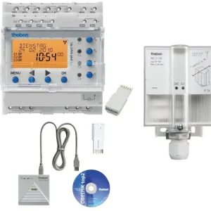 Programmierbare Jahreszeitschaltuhr KIT mit DCF-77 Antenne Atomgenau und Windows Software Kostenfreie Lieferung