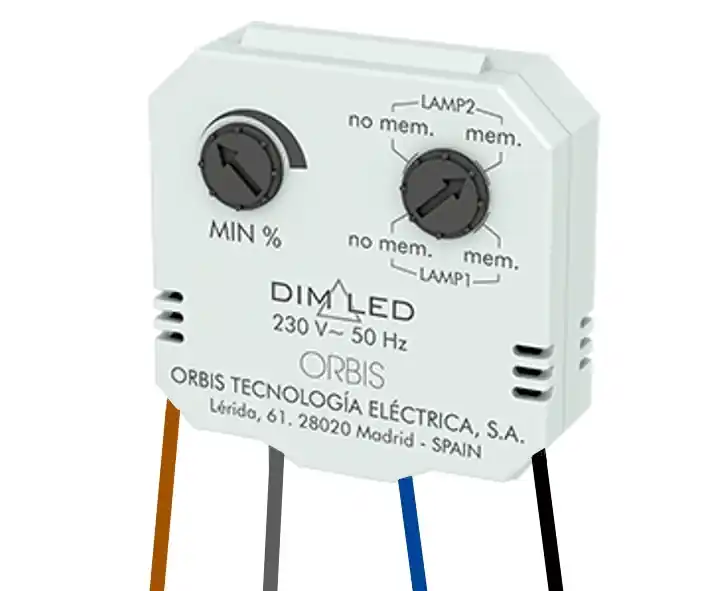 Exklusiv Push Dimmer Tasterdimmer 230V LED Dimmer bis 100W oder Glühlampen bis 150W