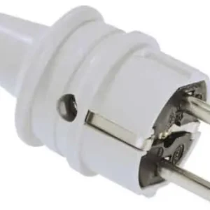Top-Qualität Schutzkontaktstecker Weiss 16A 250Vac Bachmann