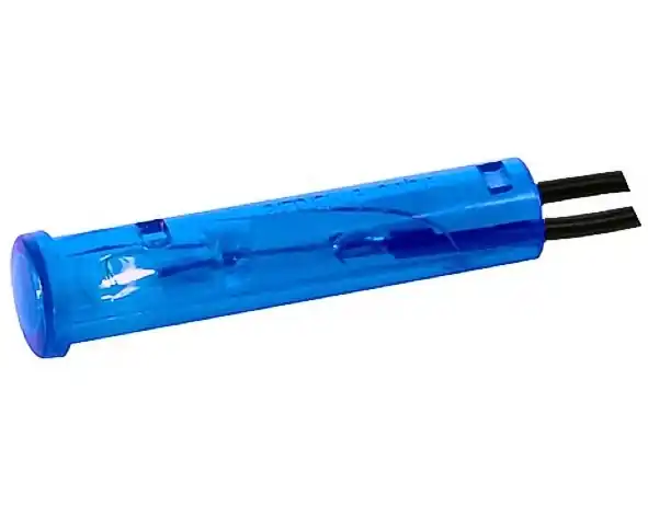 Exklusiv Signallampe Blau 230V Mini 7mm Signalleuchte