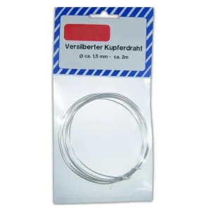 Silberdraht Kupferdraht versilbert 1,5mm 2m im SB-Beutel Jetzt Bestellen