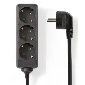 Steckdose 3-fach Steckdosenleiste mit 5m Kabel Schwarz Meistverkauft