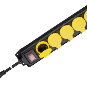 Steckdose 5-fach Steckdosenleiste Outdoor Spritzwassergeschützt IP44 schraubbar 3m Kabel Online Kaufen