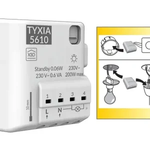 Kostenfreie Lieferung Tydom TYXIA 5610 Funkschalter 1xSchalten EIN-AUS