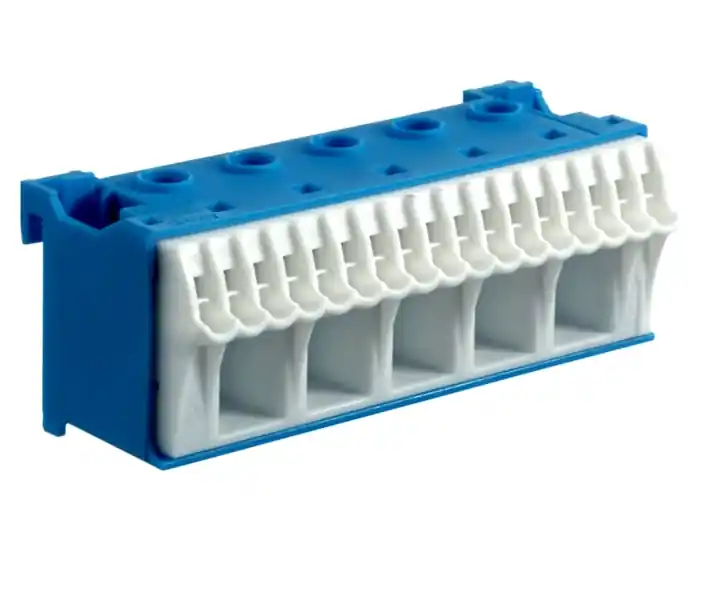 Verteilerklemmen N-Klemme 22polig Blau KN22N Reiterklemme Aufsteckklemme Angebot