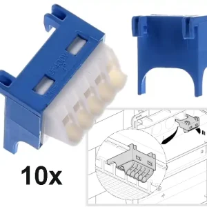 Echt Verteilerklemmen N-Klemme 5pol 1,5-4qmm Blau VZ455N - 10er Pack