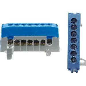 Verteilerklemmen N-Klemme 7pol bis 16qmm Blau Sale