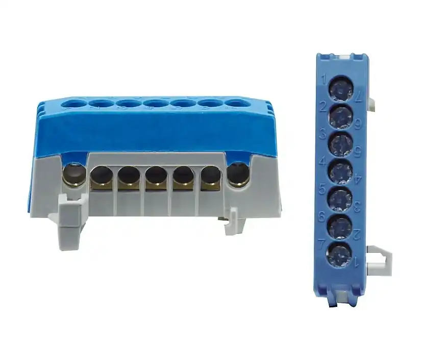 Verteilerklemmen N-Klemme 7pol bis 16qmm Blau Sale