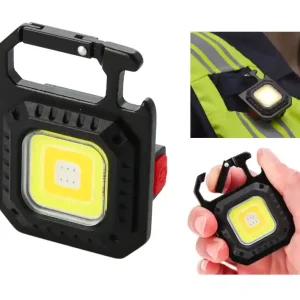 Highlight Work Square LED-Akku-Leuchte mit 7-Lichtmodi Magnet Metallhaken Lihium-Akku USB-C IPX4 Outdoor