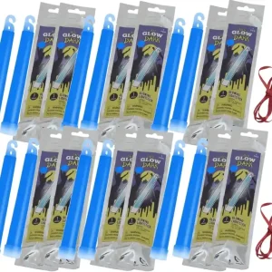 Knicklicht BLAU mit Halsband --- 12-Stück Packung ---- Gratis Versand