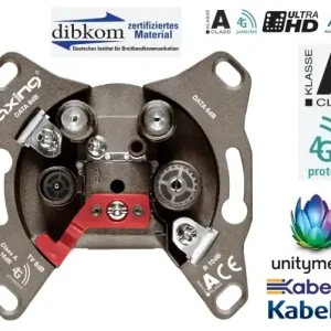 Antennendose Einzeldose Kabelfernseh Dose CATV Rückkanal DATA für Unitymedia KabelBW Jetzt Zugreifen