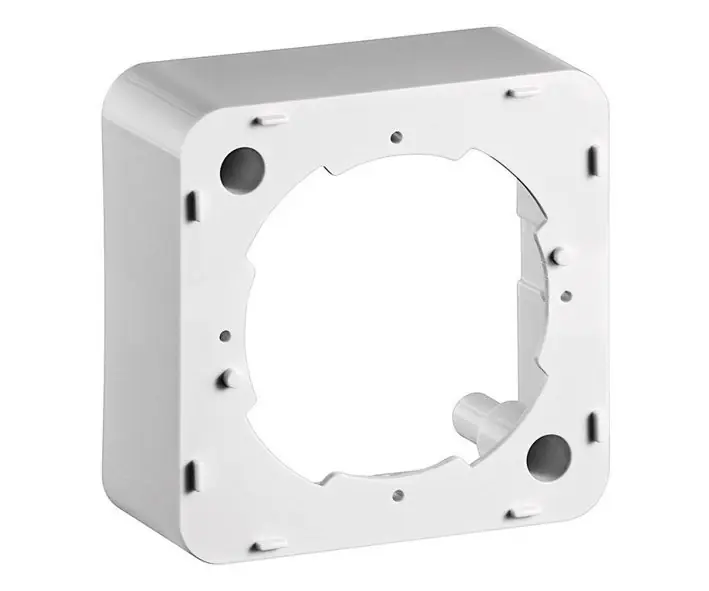 Gleich Bestellen Aufputzrahmen 75x75mm ohne Deckel Reinweiss