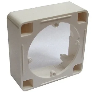 Aufputzrahmen 80x80mm ohne Deckel Beige Meistverkauft