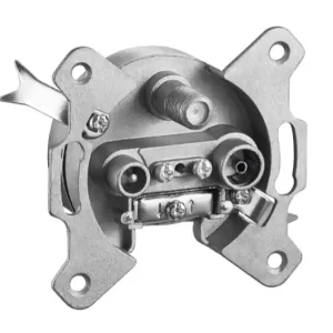 Schneller Versand SAT Dose TV Dose Antennendose Durchgangsdose 3-fach ohne Deckel