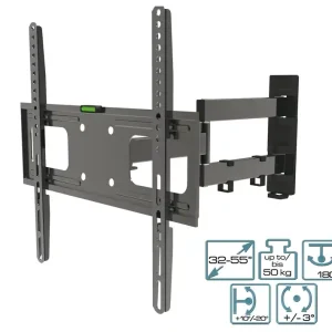 Sonderangebot TV Halter Gelenk Wandhalter für Fernseher 81-140cm 32-55zoll 50Kg T47cm VESA