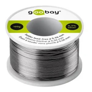 0,56mm Bleifreies Lötzinn 100gr Spule Sn96,5Ag0.3Cu0.7 Top-Preis