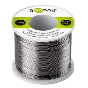 Geld-Zurück-Garantie 0,56mm Bleifreies Lötzinn 250gr Spule Sn96,5Ag0.3Cu0.7