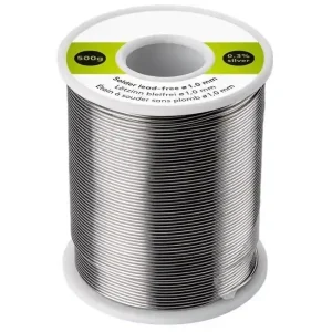 1mm Bleifreies Lötzinn 500gr Spule Sn99Ag0.3Cu0.7 Geld-Zurück-Garantie