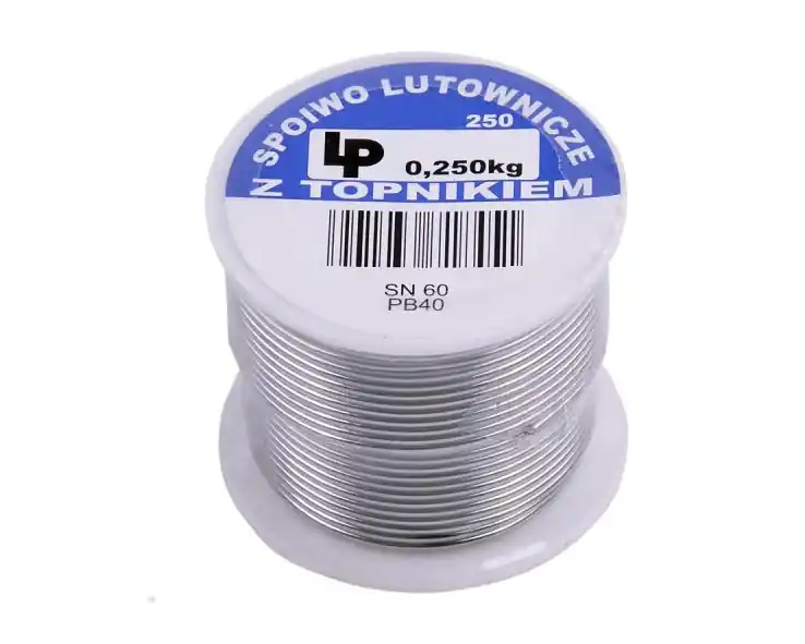 1mm Lötzinn 250g mit Flussmittel Pb haltig SN60Pb40 Original