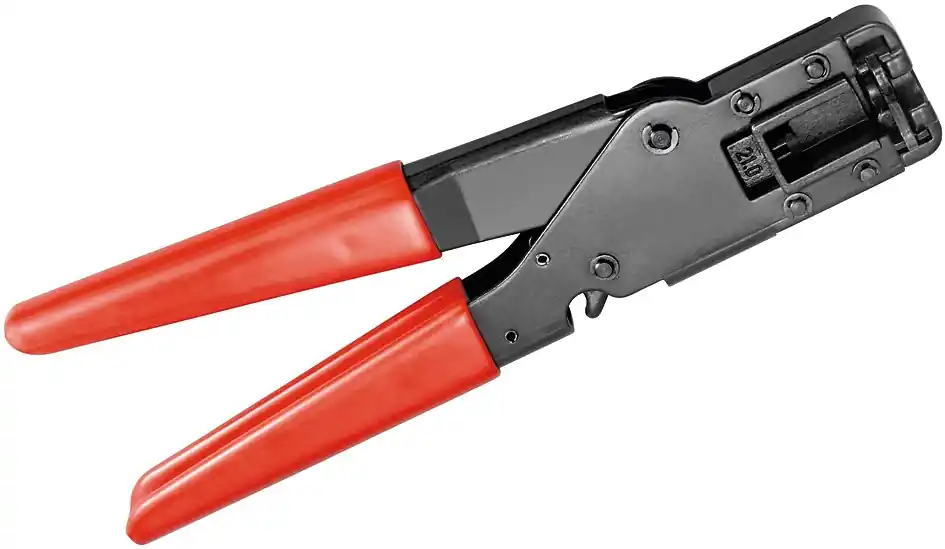 Crimpzange Kompressionszange für Kompressionsstecker Neu Im Sortiment