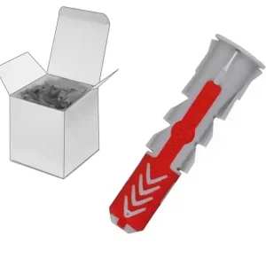 Nur Für Kurze Zeit Dübel 8x40mm DUOPOWER 8mm Dübel -- 100-St Pack ---