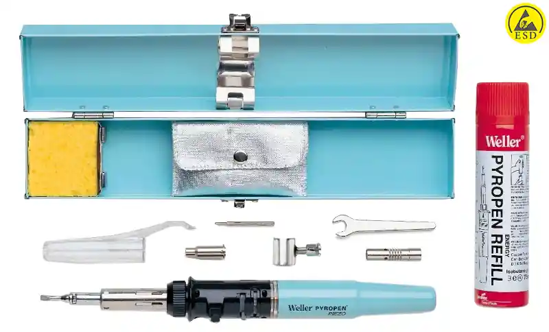 Limited Edition Gaslötkolben Pyropen Piezo Zündung WELLER KIT