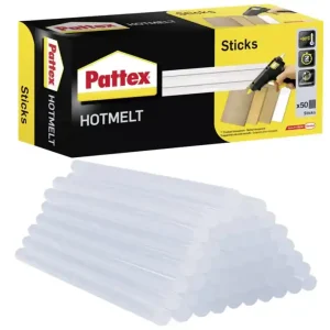 Preiswert Heisskleber 11mm Sticks 50er Pack für alle Heißklebepistolen geeignet Pattex PTK1 A0-61 HOTMELT