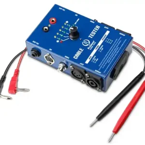 Kabeltester für Audiokabel Speacon XLR Klinke Cinch Midi DIN Kabelprüfer mit 13Leds Gratis Versand