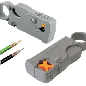 Koaxmesser Abisolier Werkzeug Messer für RG58 RG59 RG62 Koaxkabel und auch TV + SAT Koax Super-Preis