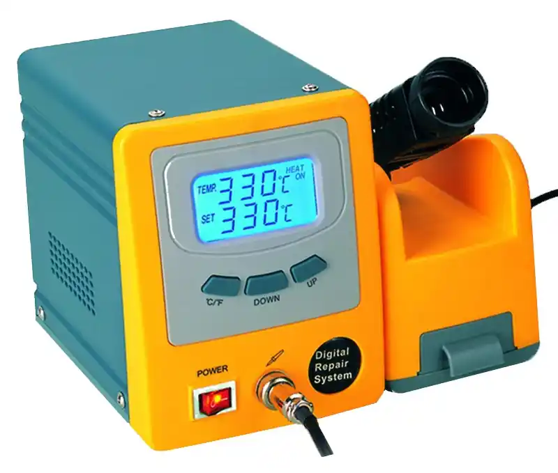 Letzte Chance Lötstation komplett 60Watt mit digitaler LCD Anzeige Lötkolben und Ablage