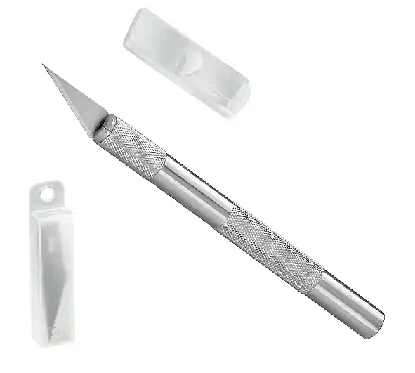 Kostenfreie Lieferung Messer Skalpellhalter Aluminium Scalpell mit Klingen