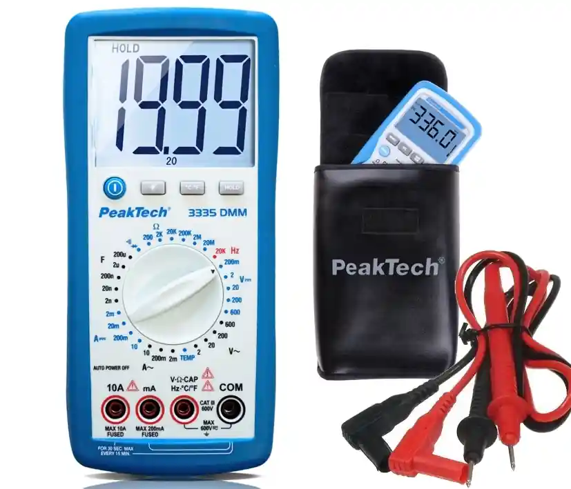 Billig Messgerät 3335 Digitalmultimeter mit Tasche und Messkabel
