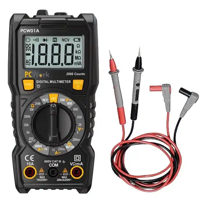 Garantierte Lieferung Messgerät Universalmessgerät PCWork PCW Digitales Multimeter