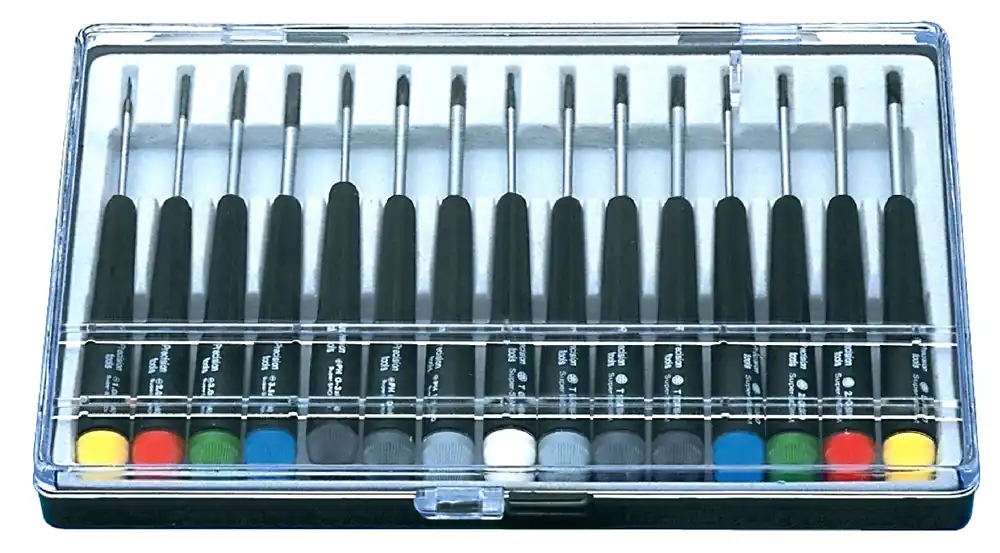Schraubendreher Set 15-tlg Mini Schlitz Kreuz Torx Rabatt
