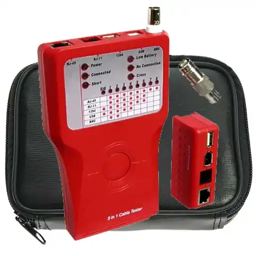 Rabatt Testgerät LAN TESTER RJ45 RJ11 RJ12 ISDN USB FireWire Tester