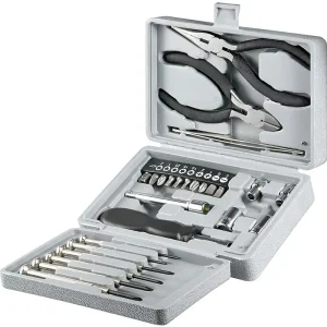 Rabatt Werkzeug Set Toolbox 25-teilig Zange Schraubendreher Pinzette