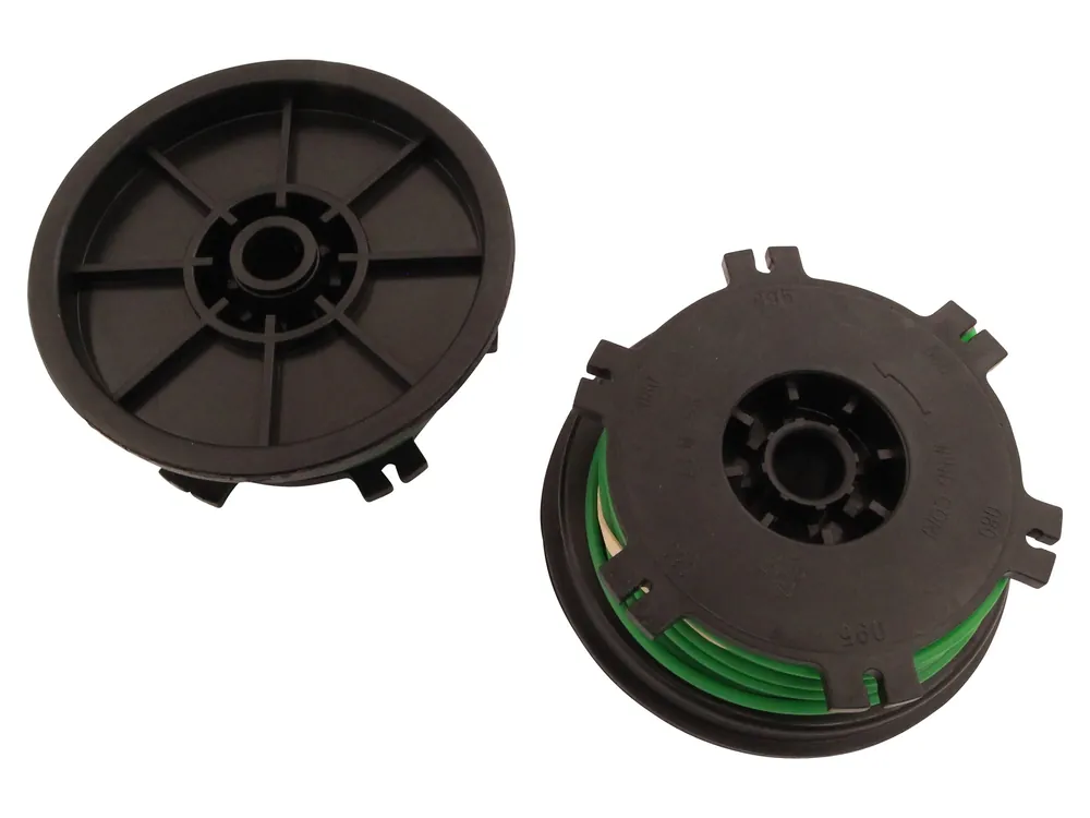 Fadenspule (2er Set) gezahnte Aufnahme passend für Ryobi 970R Freischneider Jetzt Zugreifen