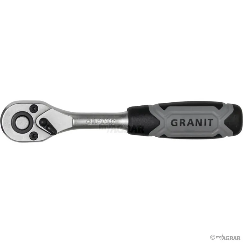 Schneller Versand GRANIT BLACK EDITION 1/4″ Umschaltknarre, 72 Zahn