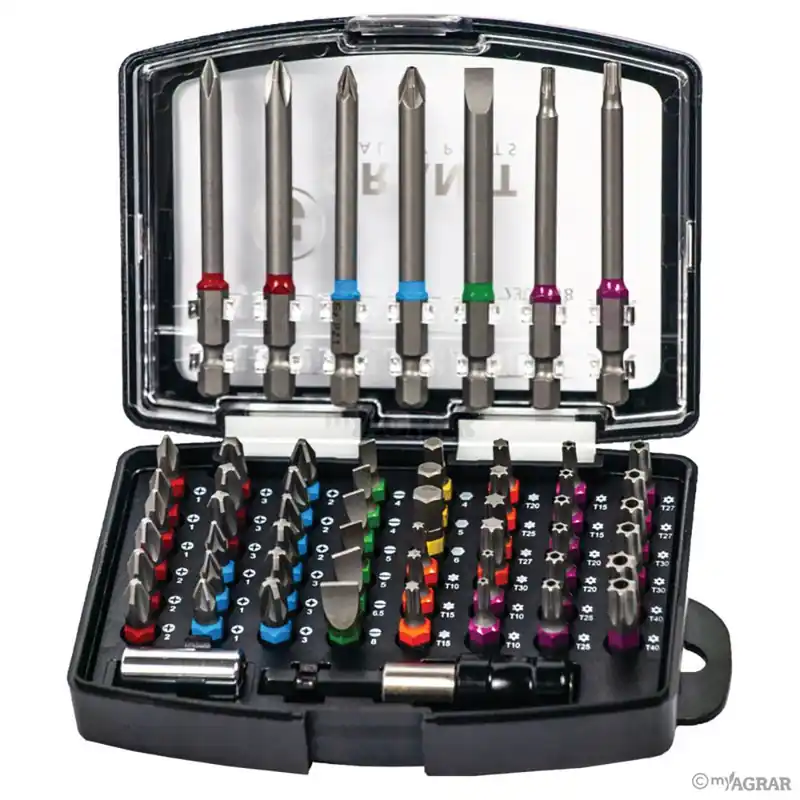 Neu GRANIT BLACK EDITION Bit Box, 57-teilig