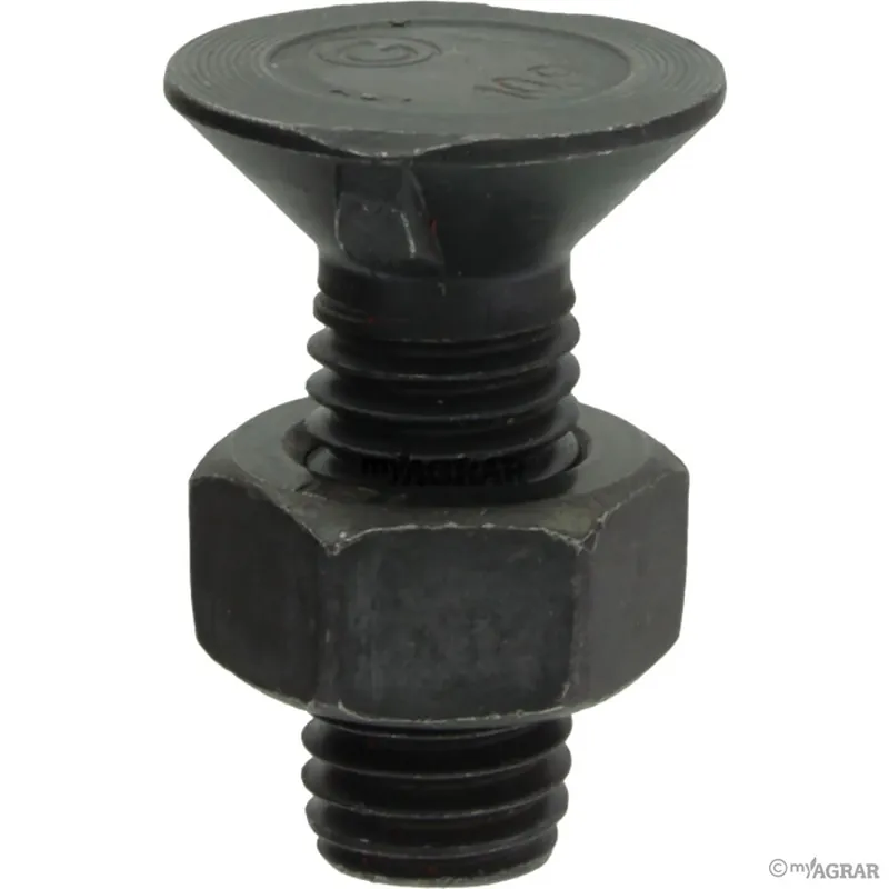 Begrenztes Angebot GRANIT Pflugschraube mit Mutter DIN 11014 M12