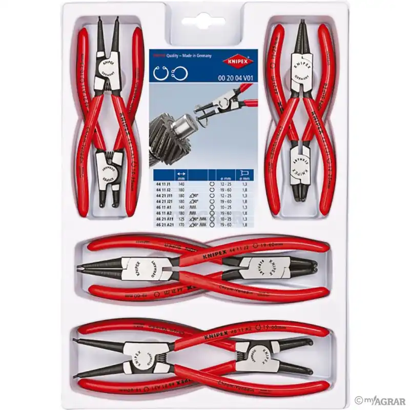 Top-Seller KNIPEX Sicherungsringzangen-Set 8-teilig