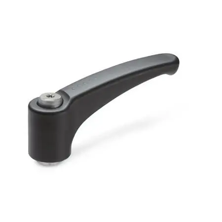 ELESA-KLEMMHEBEL, EDELSTAHL, SCHWARZGRAU von Otto Ganter Herstellernummer: 604.1-78-M8-SG Top-Angebot